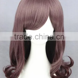 Cheap 40CM Medium Short Taro Color Cosplay Lolita Girls Wig Anime Cosplay thumbnail-2
