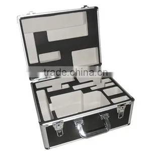 Customized Black Diamond Pattern Aluminum Instrument Case thumbnail-1