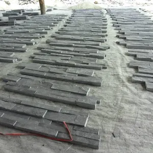 Natural Black Cultural Slate Tiles Factory thumbnail-3