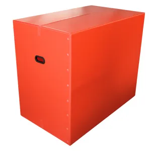 China Manufacturer Factory Direct Plastic Corrugated Box for Packing pp Hollow Sheet Plastic Turnover Box thumbnail-3