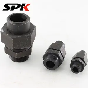 Carbon Steel Hydraulic Tube Fitting, Welded End Straight Tube Fitting (JB966 Standard), Metric Marine Welded Straight Fitting, In-Stock thumbnail-2