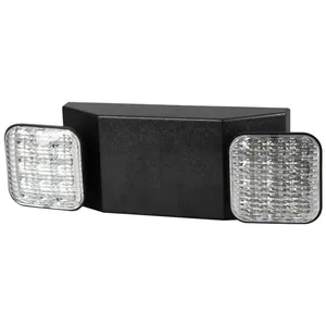 LED Two Head Emergency Light Battery Back up Exit Sign Combo UL thumbnail-2