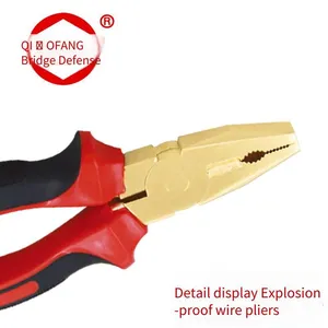 Explosion-proof Wire Cutters, Explosion-proof Pliers, Bridge-proof Brand of Beryllium Bronze and Aluminum Bronze, Non-sparking Tool Pliers thumbnail-2