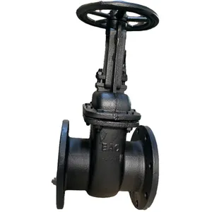 Russian Standard Cast Steel WCB Gate Valve Rising Stem Manual Hard Seal Flange GOST Gate Valve Dn200 Pn16 thumbnail-4