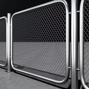 Australian Standard High-Quality Temporary Movable Wire Mesh Fence thumbnail-5