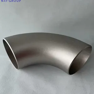 NXF UNS N10276 2.4819/NiMo16Cr15W/C276 OD DN15-1200 Thickness SCH10-XXS Nickel Alloy 90/45 Deg LR/SR Butt Welding Elbow thumbnail-2