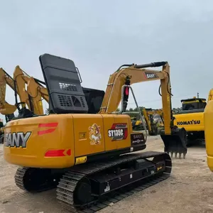 Used SY135C 13.5TON Crawler Excavator for Sale thumbnail-1