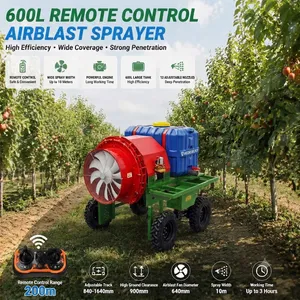 Commercial Remote Control Airblast Sprayer Machine 600L Orchard Crop Protection Equipment thumbnail-1