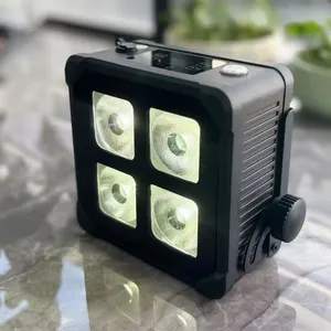 4*15w LED RGBWA UV 6 in 1 Waterproof Battery Light Wall Decoration Wash Light thumbnail-5