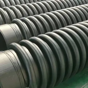 Lihe Pipe Inspection Well Manufacturing - Brand-new Polyethylene Structural Wall Type b Pipe Dn500 With Ring Stiffness of 10kn, Acid and Alkali Resistant, Corrosion Resistant thumbnail-1