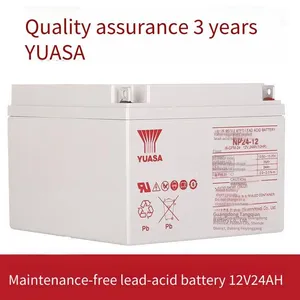 Yuasa Battery Np24-12 Lead-acid Maintenance-free 12v 24ah Special for Communication Equipment Room dc Screen and Ups Power Supply thumbnail-1
