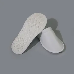 Sugarcane Pulp Disposable Slipper Sole, Biodegradable & Plastic-Free, Non-Slip Dry Breathable Custom Molded Insole thumbnail-3