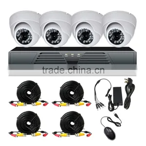 4CH H.264 Full 960H DVR Kit 24pcs IR LEDs 700tvl Camera Surveillance Video System DIY CCTV Camera System thumbnail-1