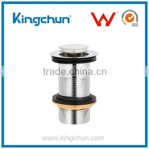 Watermark New Style Basin Wash Waste Drain Pop Up Click Clack Chrome Plated With Overflow(K90) thumbnail-1