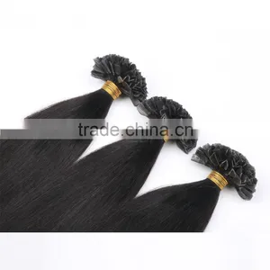 Hot Selling v Shape Remy Human Hair Pre Bonded Hair Extensions Supplier's Choice thumbnail-3