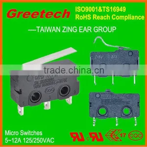 Mini Micro Switch 0.1A Customized Designs With ENEC CQC thumbnail-3