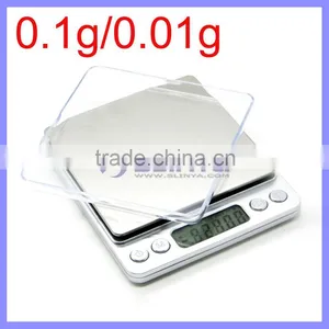 2 x AAA Batteries 200g/300g/500g x 0.1g Kitchen Scale I2000 Electronic Scale thumbnail-1
