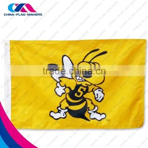 3'x5' Custom Custom Design ad Textile Flag Banner thumbnail-1