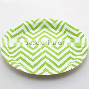 Birthday Products Supplies 7 Inch Mix Pattern Round Paper Plates thumbnail-5