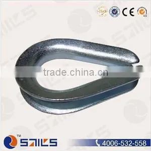 Carbon Steel DIN6899B Wire Rope Cable Thimble thumbnail-2
