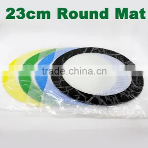 Silicone Pad Dab Wax Vaporizer Oil Mat Round Shaped Heat Resistant Silicone Pad Extract Bho Vaping Pad thumbnail-5
