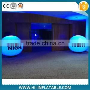 Colorful Customized Fantastic Hanging Decorative Inflatable Hanging Ball With LED Lights thumbnail-6
