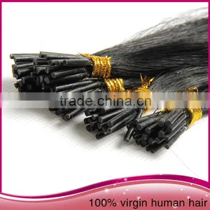 100%Real Bohemian Remy Human Hair Extension Pre-bonded I-tip Hair Extension thumbnail-3
