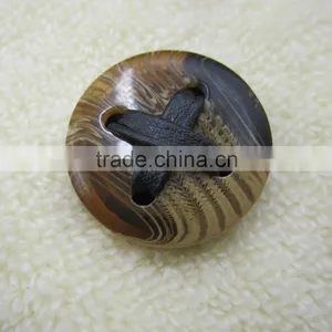 Sedex Audited Factory 2 Pillar Fancy Resin Button, Polyester Button thumbnail-2