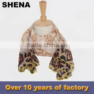 Shena Supplier Moderm Wholesale Plain White Silk Scarves thumbnail-1