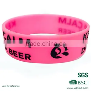 Silicon Wrist Bands Custom Embossed Silicone Plastic Wrist Band thumbnail-1
