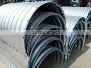 Corrugated Culvert Pipe Assembly Galvanized Corrugated Steel Culvert Pipe thumbnail-2