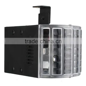 DJ Lights, DMX Sound Music Control 18W RGB LED Strobe Effect Stage Lighting for Club Disco Party Show (Black) thumbnail-5