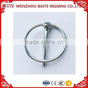 ISO 9001-2008 OEM High Precision Nickel Plated Safety Linch Pin Lynch Pin Wire Lock Pin China Rigging Hardware Manufacture Quality Choice thumbnail-2