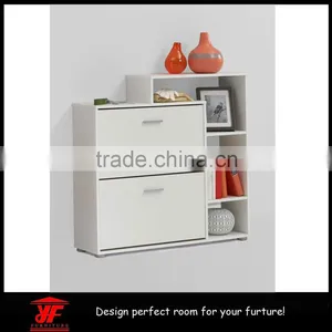 Multi-purpose Hot Selling Modern Corner Wood Model of Shoe Rack thumbnail-1