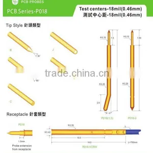 P048/PH048/P030/P035/PH035 0.68mm Thimble 4 Claw Type Spring Loaded Pogo Probe Testing Pins thumbnail-3
