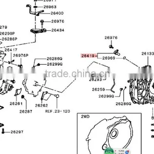 AT Speed Sensor For Mitsubishi L200 Sport Pajero 4D56 KB4T KH8 KH9 4M41 V93 V97 V98 K96 CS3A MR518300 MR534577 8651A111 MD759163 thumbnail-4
