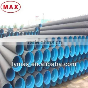 Ring Stiffness SN4 and SN8 HDPE Corrugated Plastic Drainage Pipe thumbnail-1
