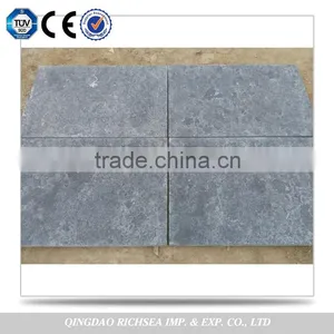 China Cheapest Flamed Pave Stone Blue Limestone Slab thumbnail-6