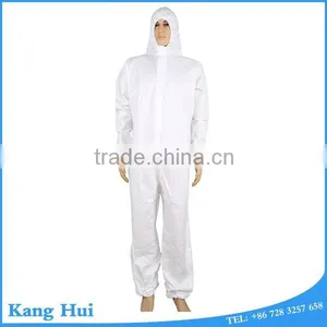 Hospital Non-woven Disposable Coverall White thumbnail-3