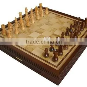 Top Grade Wooden Theme Chess Set thumbnail-2