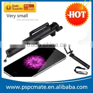 New Products Universal Bluetooth Newest Smallest Monopod Selfie Stick Foldable Design thumbnail-1