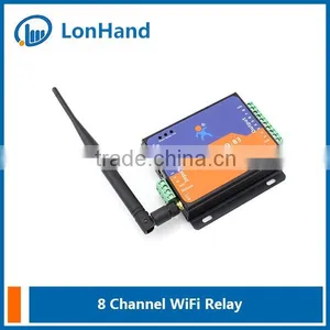 USR-WIFIIO-83 Wifi Relay Board RJ45 8 Channel Output With App Software thumbnail-1