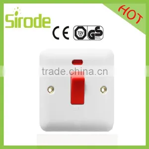 BS Standard Bakelite 20A DP Switch Socket for Water Heater thumbnail-5