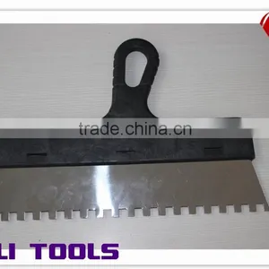 Wall Scraper With Teeth Blade PC Handle / Stainless Steel Hand Tool thumbnail-1