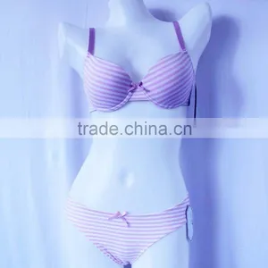Manufactory High Quality OEM G-string Women Underwear Cute Bra and Panty Sets thumbnail-3
