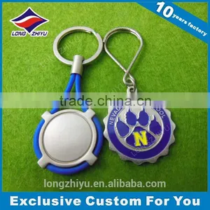 High End America Couple Keychain Soft Enamel Color Key Chains thumbnail-3