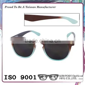 Trendy Round Shape Gradient Colour Super Vintage Retro Sunglasses thumbnail-3