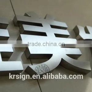 Whole Sale Price Laser Grinding 3d Stainless Steel Mental Letter Sign of Alphabet Letter With Polished Surface Treatment thumbnail-6