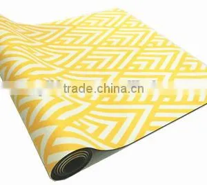 Premium Yoga Mats - Printed Design Exercise Mat + Carrying Strap thumbnail-3