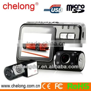 120 Degree Wide-angle G-sensor Dual Lens in Vehicle Camera thumbnail-1